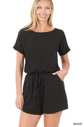 The Easy Romper In Black