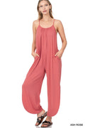 Like Theres No Tomorrow Jumpsuit In Ash Rose