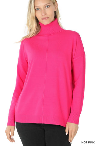 All about you sweater in hot pink