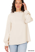 Turning heads Blouse In Sand Beige
