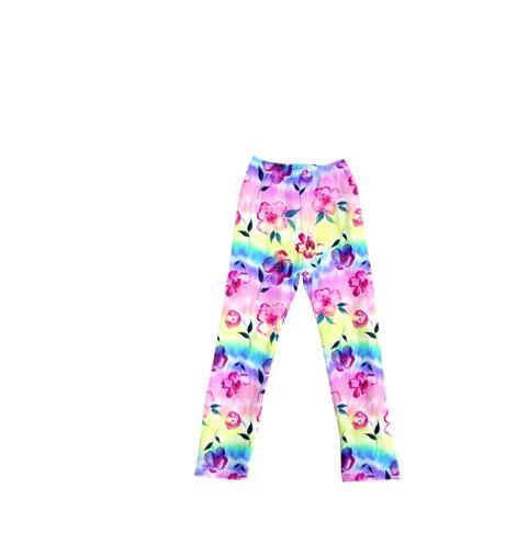 ComfyCute Capri Leggings - Floral Tie Dye [PREORDER]
