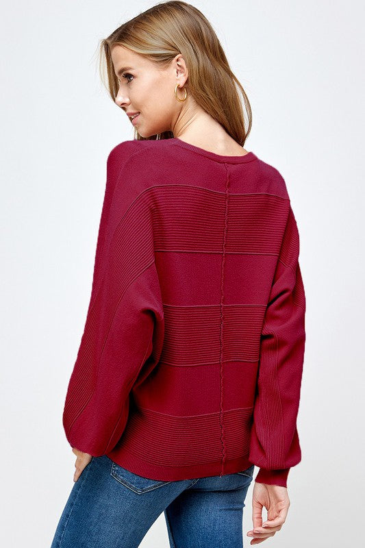 Everlasting Sweater In Ruby RESTOCK