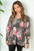 Ava Floral Knit Sweater