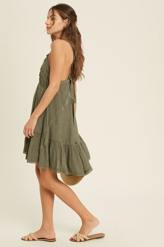 Call Me Yours Dress In Olive