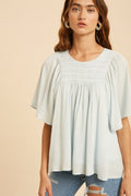 Flutter Sleeve Top