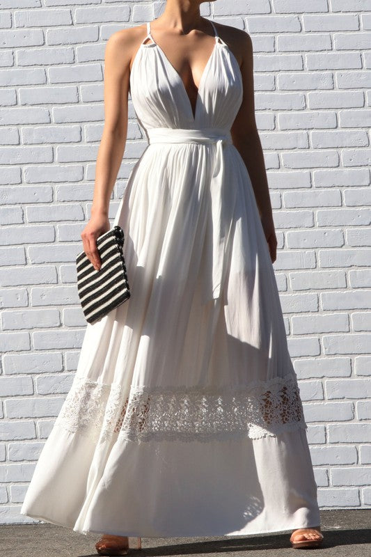 First Glance Maxi In White