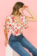 Living The Life Floral Blouse