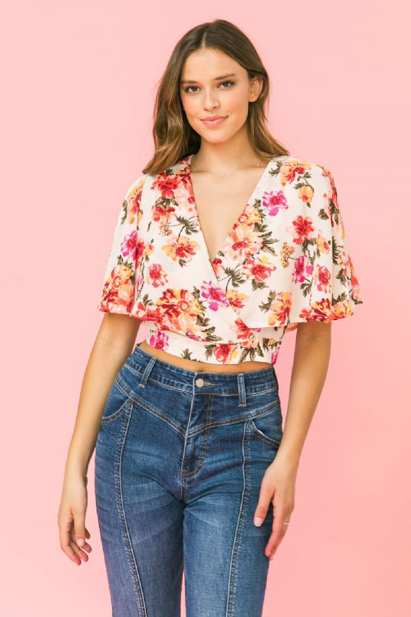 Living The Life Floral Blouse