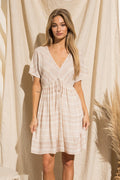 Oat Bandana Print Mini Dress
