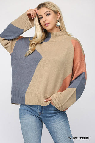 Boca Color block sweater