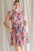 Forever Floral Ruffle Dress RESTOCK