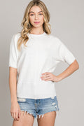Everlasting Spring Sweater In White
