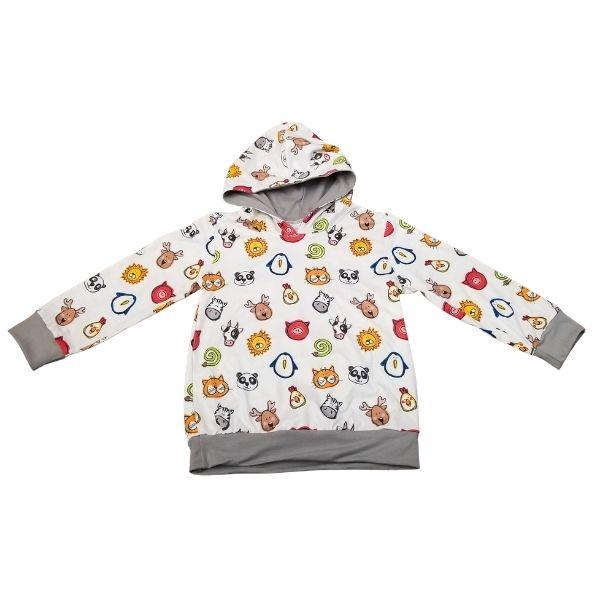 ComfyCute Happy Animal Faces Loungewear Set