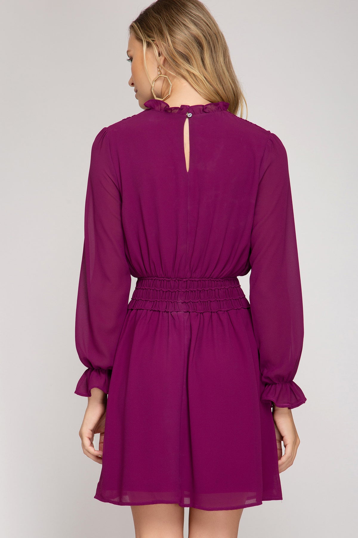 All About You Dress In Magenta
