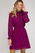 All About You Dress In Magenta