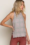 Strapped Mauve Halter