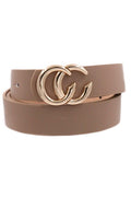 CC Thin Belt In Taupe