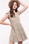 Share Your Love Dress In Olive