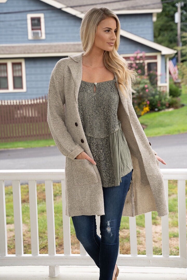 Two Toned Cardigan