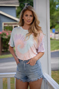 Cotton Candy Tie Dye Tee