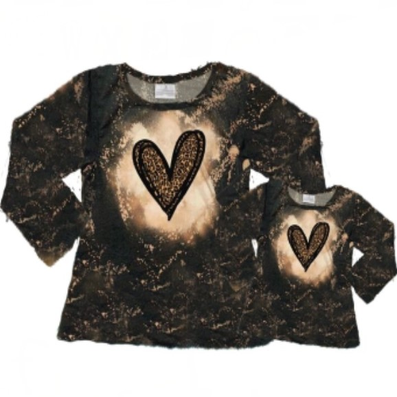 Valentine's Collection: Leopard Heart Shirt