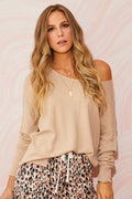 Cassie Taupe Sweater
