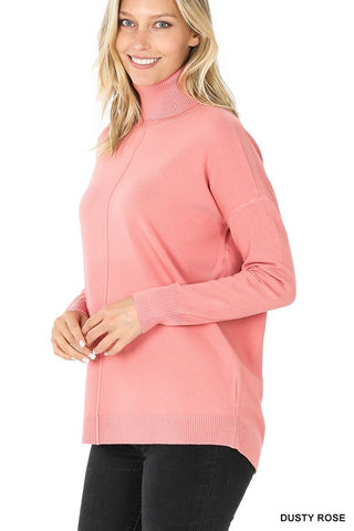 All about you sweater in Dusty Rose