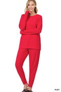 Ruby Red Jogger Set