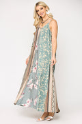Dusty Mint Floral Maxi