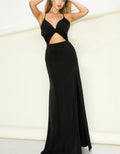 Classy in black maxi