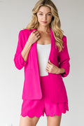 So Hot Pink Blazer Set Both pieces RESTOCK