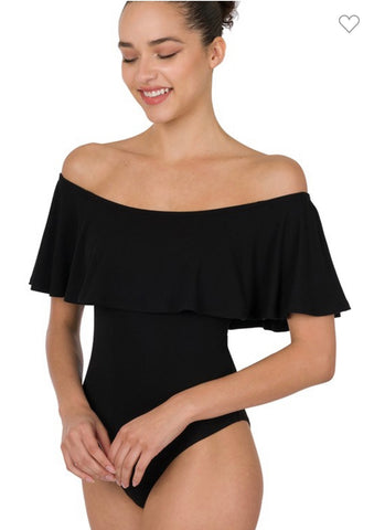 Two way off the shoulder Bodysuit