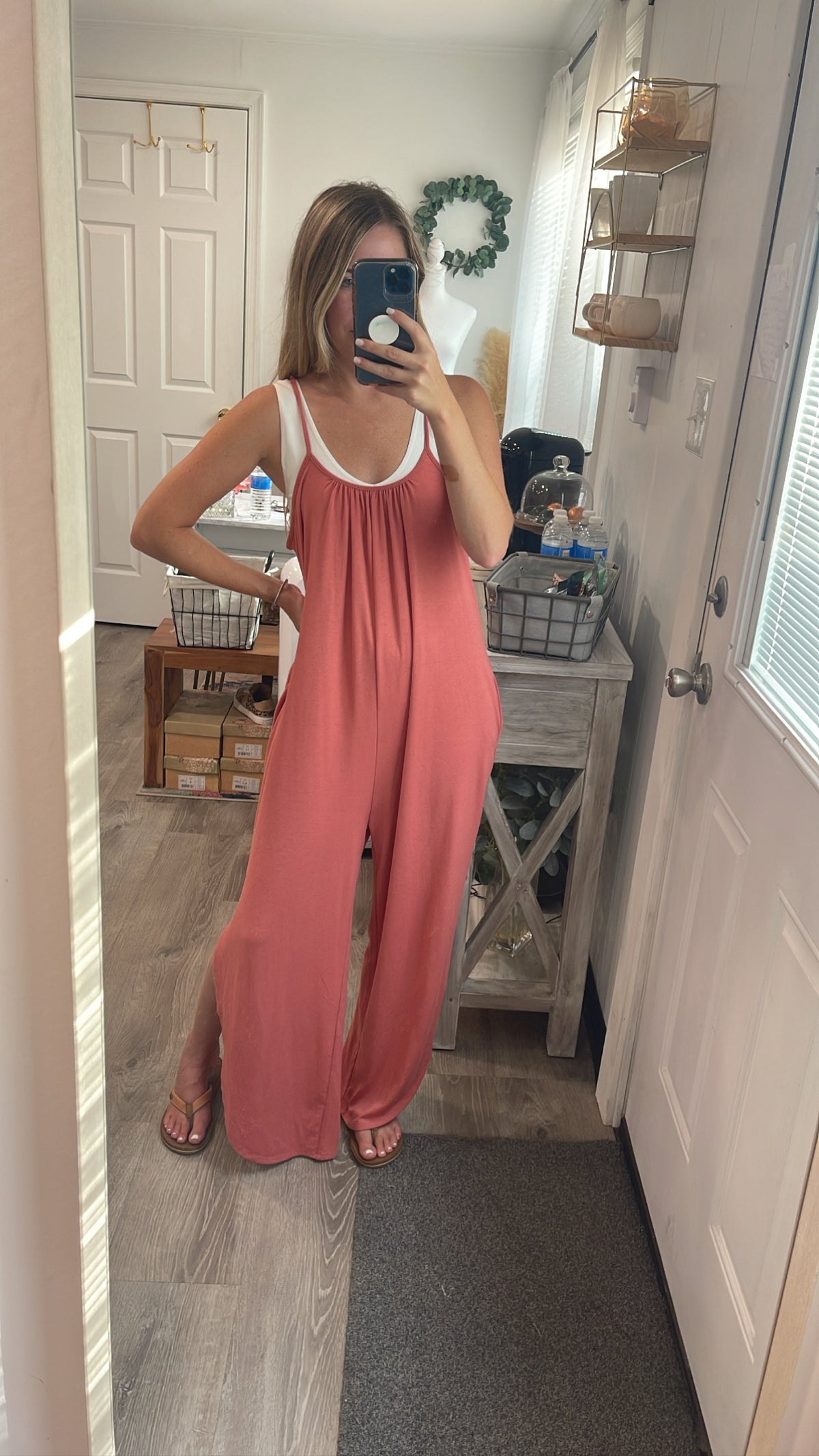 Like Theres No Tomorrow Jumpsuit In Ash Rose