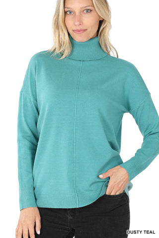 All about you sweater in Dust Teal