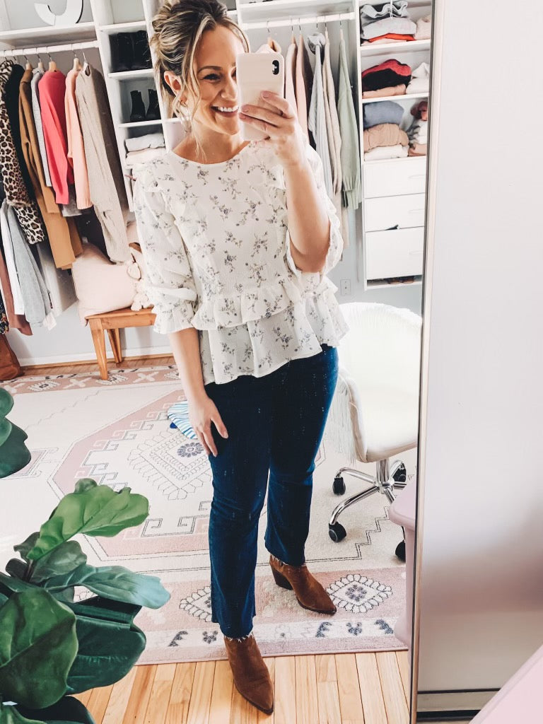 Wanting More Floral Blouse