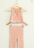 Pink white washed set