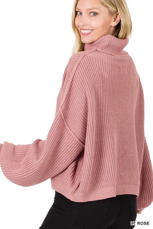 The way you wear it sweater mauve